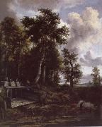 Landscape with a Sluice Gate Jacob van Ruisdael